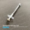 Vaccine Syringe for COVID 1ML Intramuscular